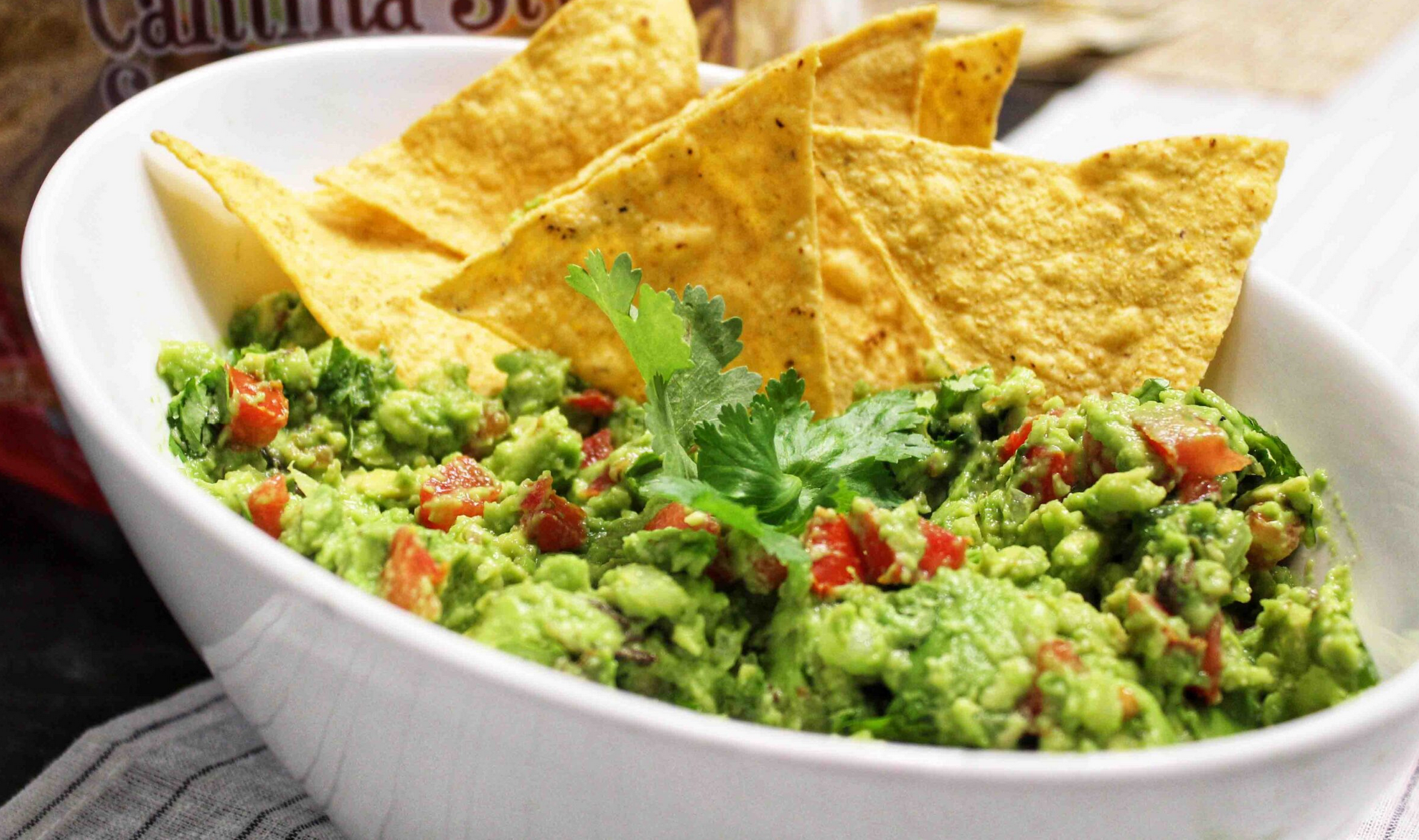 Guacamole made with Casa Bonita Chips